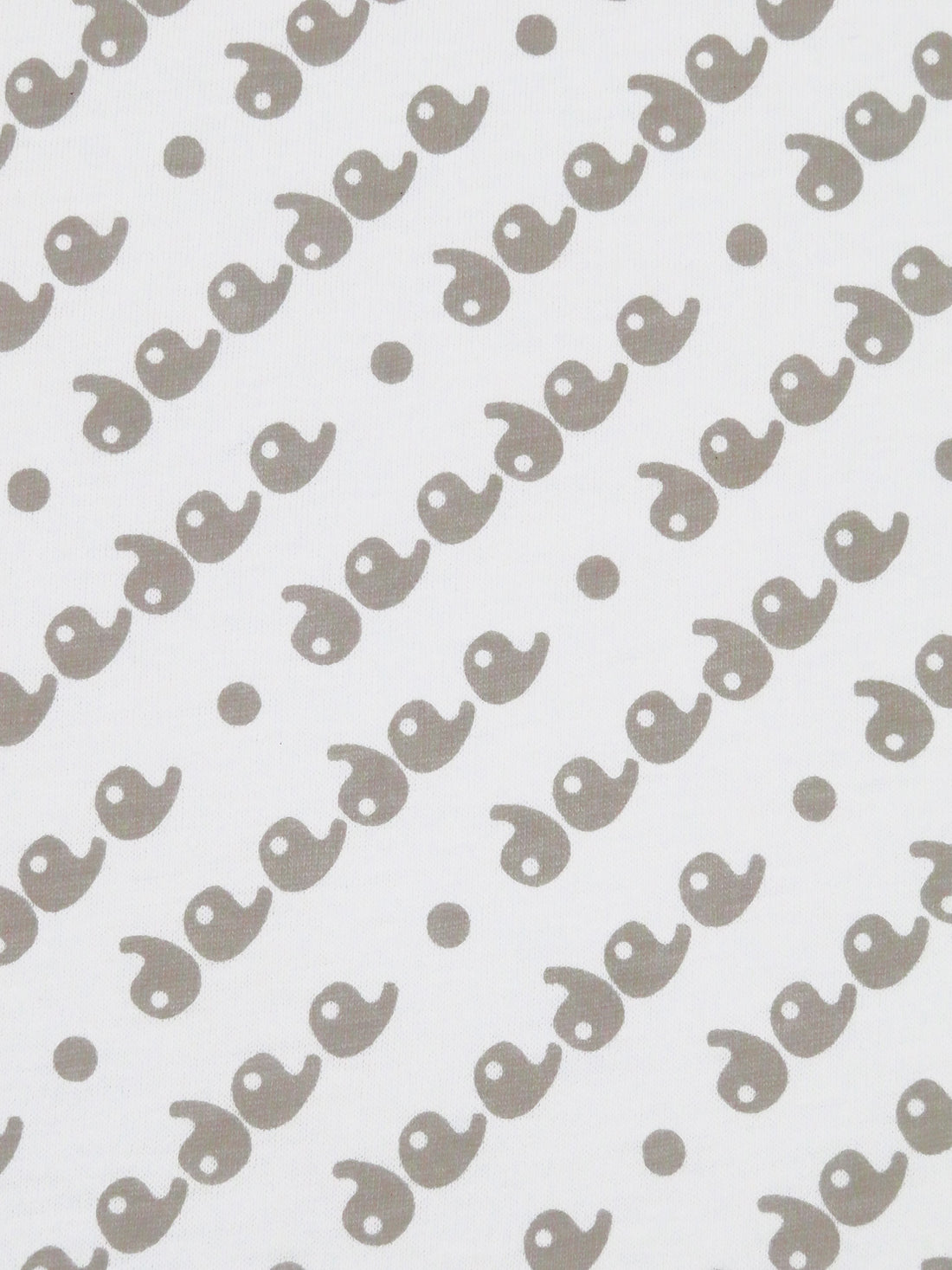 White/Stone Terrace 100% Cotton Diagonal Novelty Print Jersey Knit 60W