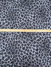 Light Slate Gray/Granite Gray/Black Polyester/Lycra Animal Spot Print Double Brushed Knit 58W