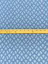 Iceberg Blue/Iridescent Polyester/Lycra Mosaic Lace Netting 42W