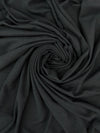 Dark Steel Gray Polyester/Rayon/Spandex Quilted Geometric Weave Jacquard Double Knit 54W