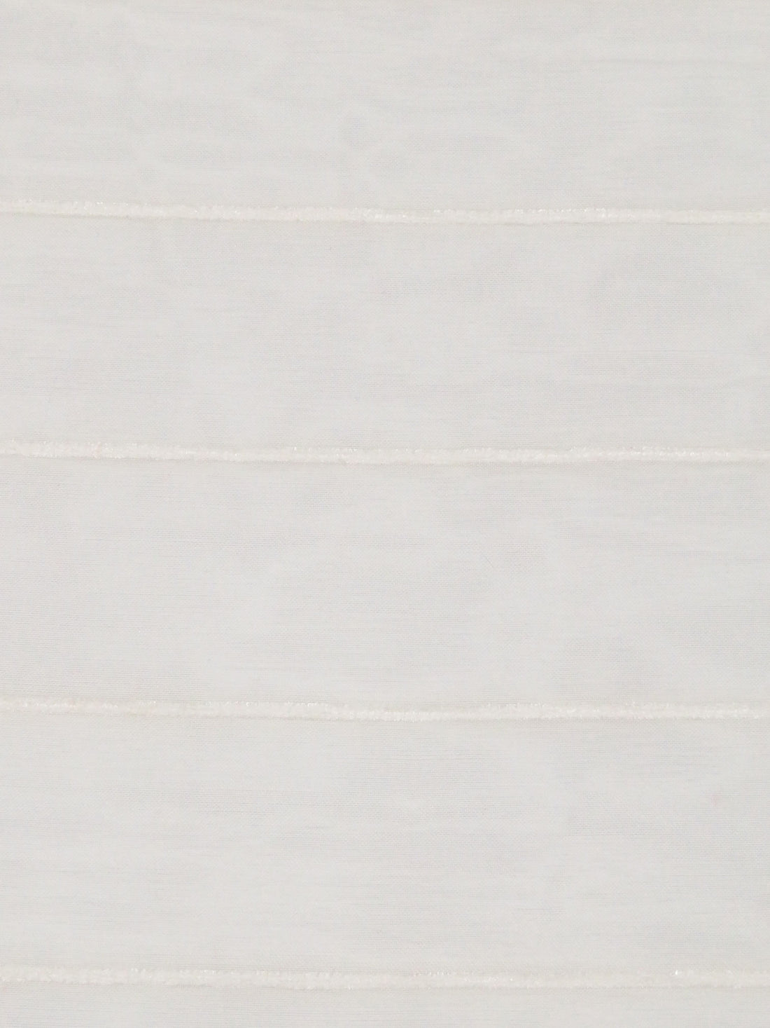 Off-White 100% Nylon Horizontal Stripe Weave Home Decor Sheer Woven 114W