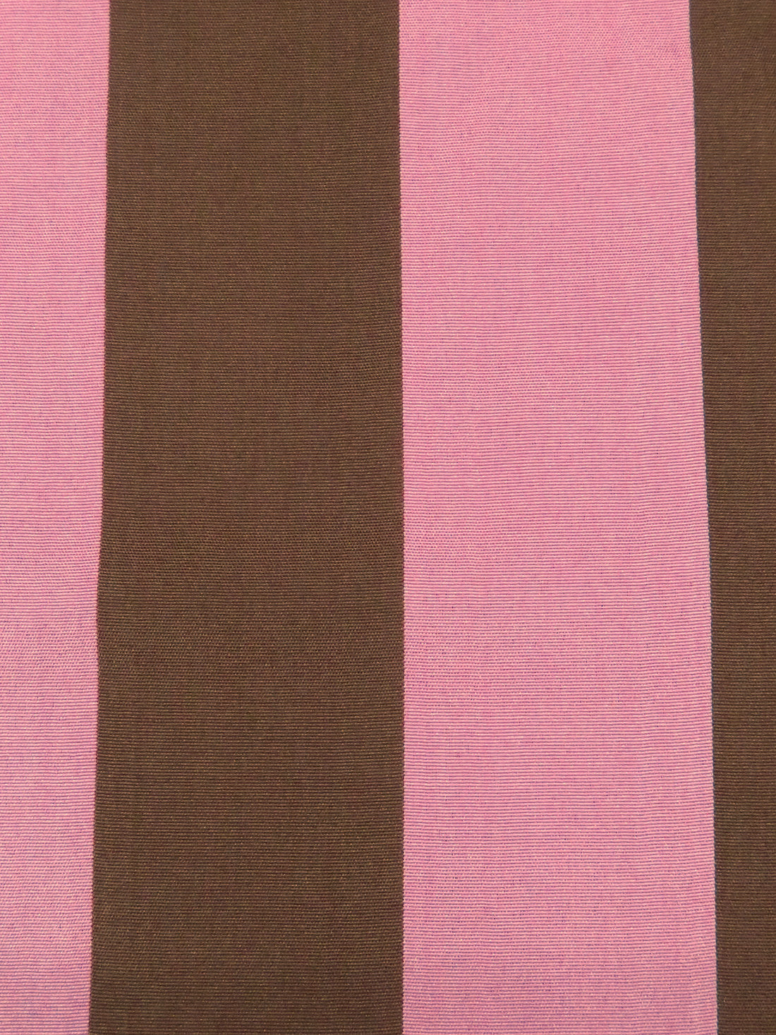 Strawberry Pink/Chocolate Bar 100% Nylon Vertical Stripe Weave Jacquard 59W