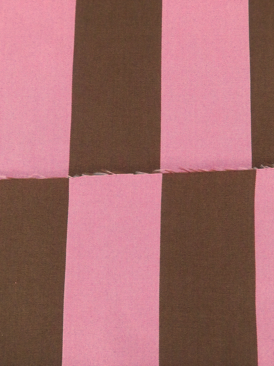 Strawberry Pink/Chocolate Bar 100% Nylon Vertical Stripe Weave Jacquard 59W