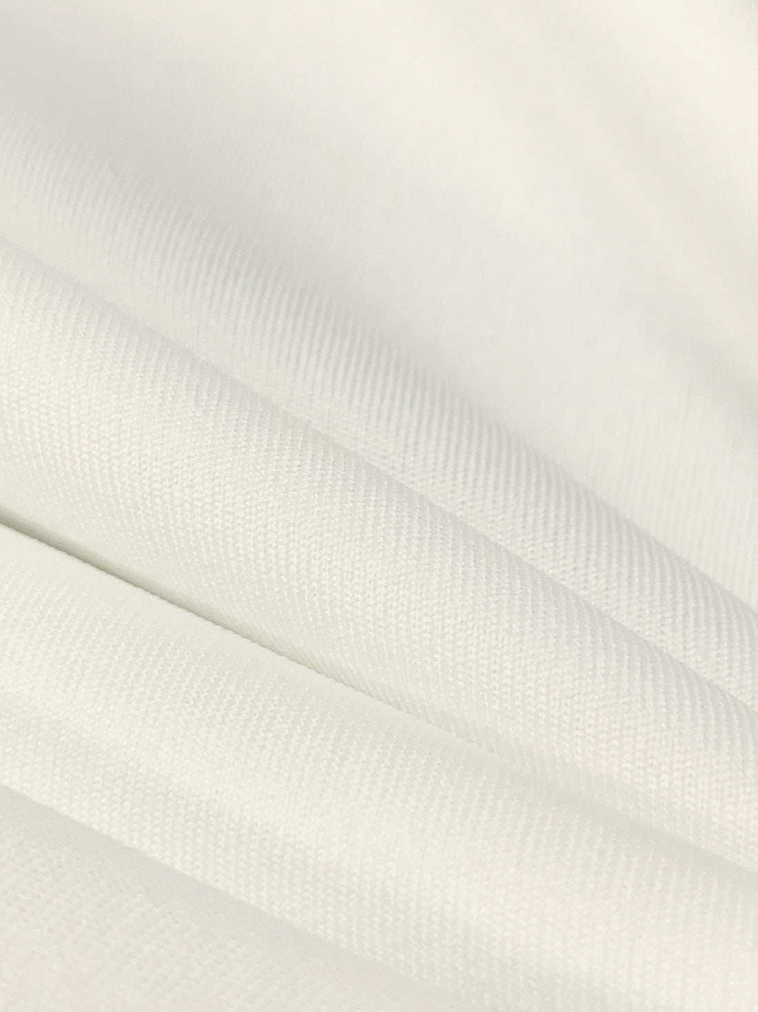 Eggshell Polyester/Lycra Double Knit 66W