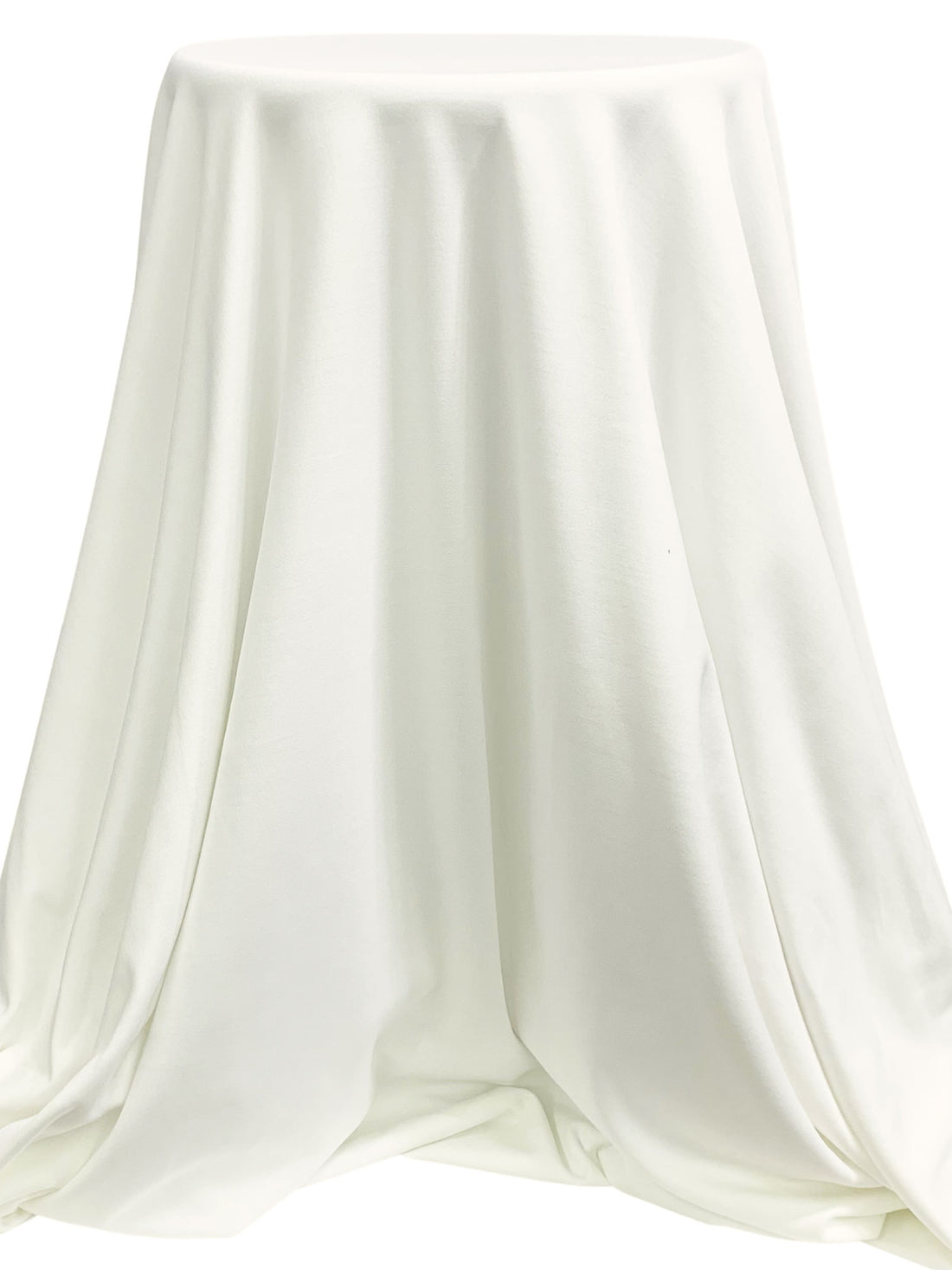 Eggshell Polyester/Lycra Double Knit 66W