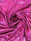 French Rose Pink/Warm Jammy Purple Polyester/Spandex Novelty Animal Foil Print Activewear Knit - Elite Sportswear - 56W