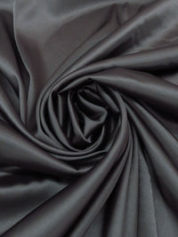 Gunmetal Polyester/Lycra Stretch Charmeuse 54W