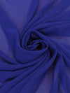 Blueberry 100% Polyester Georgette 58W