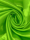 Vivid Lime 100% Polyester Satin 58W