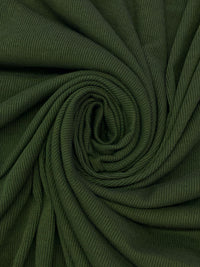 Rifle Green Polyester/Rayon/Lycra Rib Knit 56W