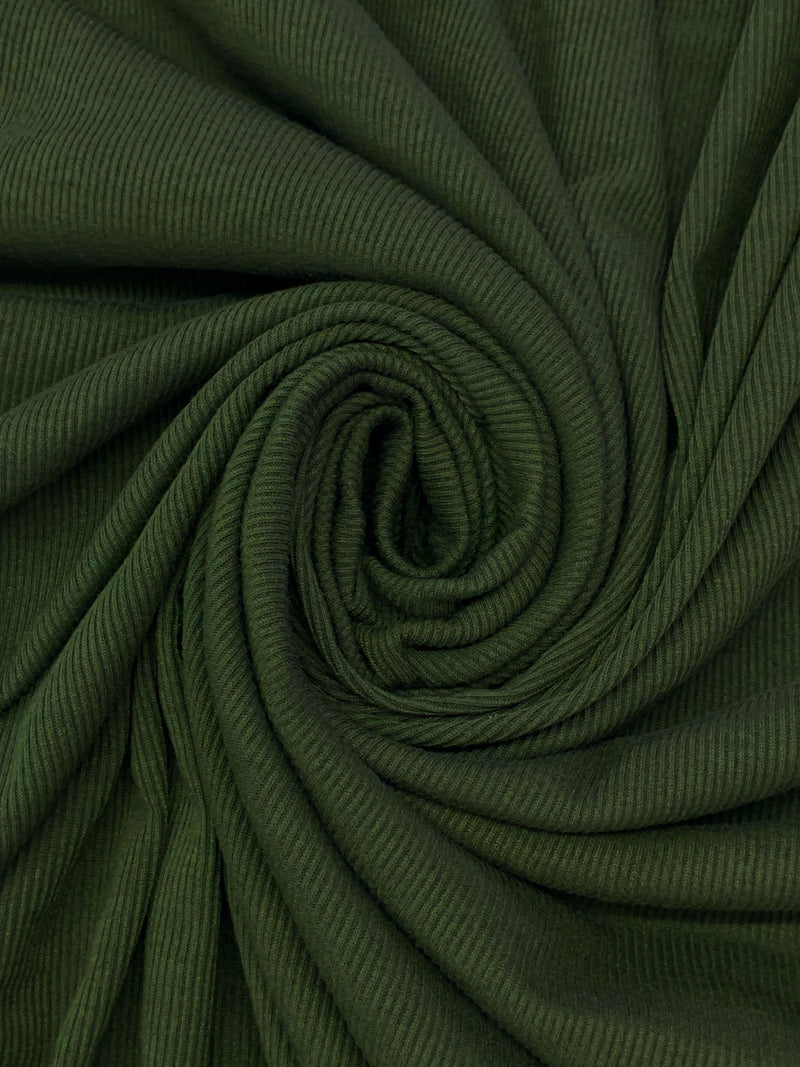 Rifle Green Polyester/Rayon/Lycra Rib Knit 56W