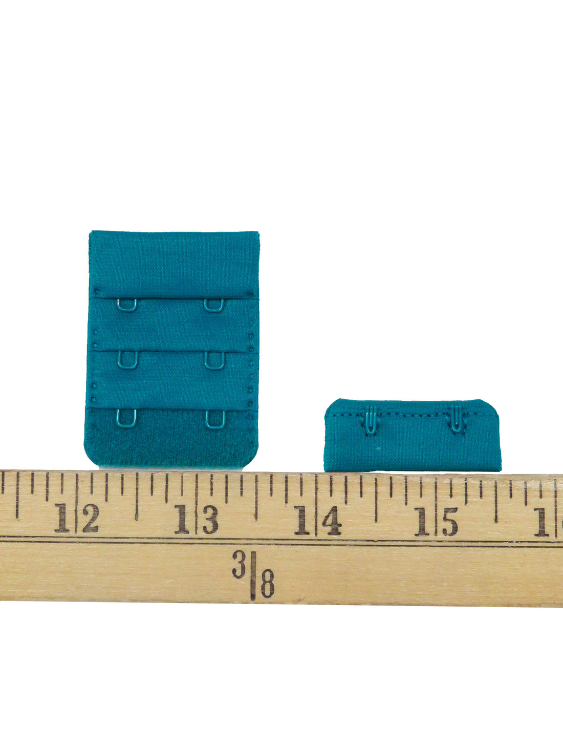 3x2 Dark Teal Bra Hook & Eye Closure Set