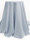 Frost Blue 100% Polyester Crepe de Chine 58W