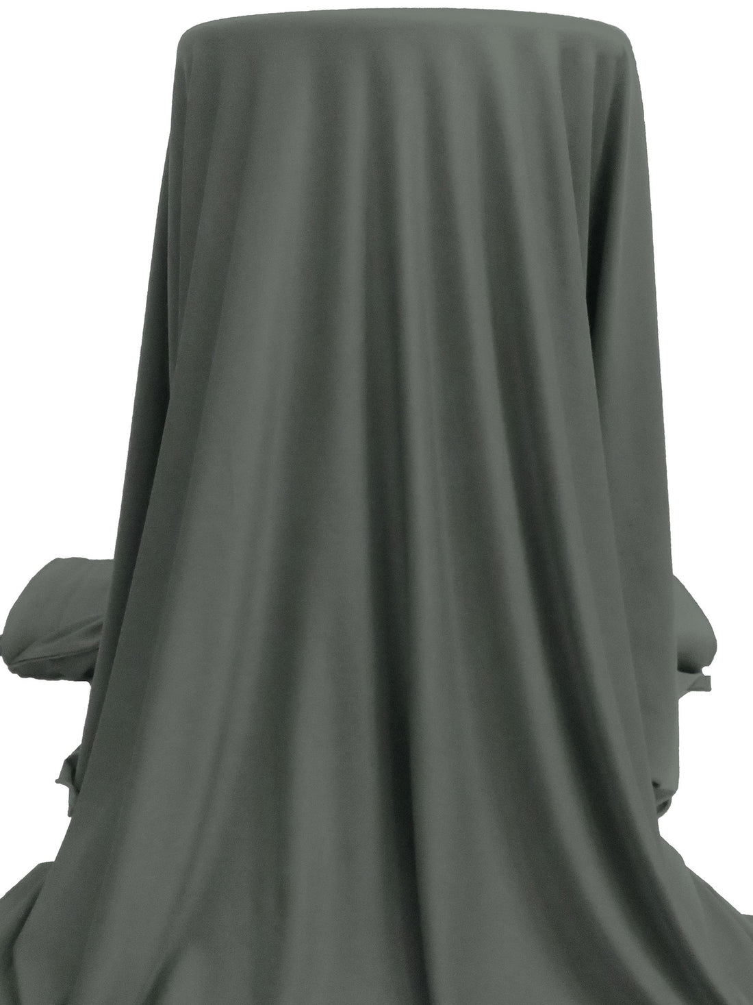 Dark Dolphin Gray Polyester/Lycra Brushed-Back DTY Knit 59W