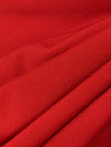 Persian Red Polyester/Lycra ITY Knit - Famous Dress Designer - 56W