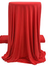 Persian Red Polyester/Lycra ITY Knit - Famous Dress Designer - 56W