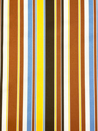 Antique Bronze/White/Vista Blue/Multi 100% Polyester Vertical Stripe Satin Coat Lining - Imported From Japan - 26W