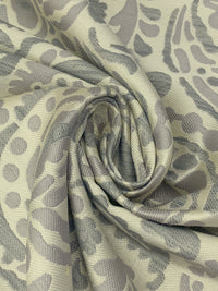 Almond/Smoke/Iron 100% Polyester Paisley Floral Weave Jacquard Home Decor Woven 59W