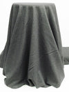 Heathered Iron Gray Viscose/Polyester/Wool/Elastane Brushed Stretch Suiting - Imported From Italy - 56W