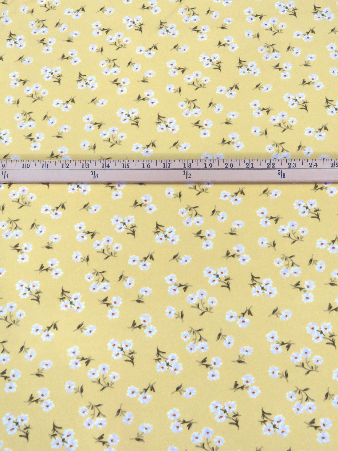 Flax/White/Muted Olive/Multi Polyester/Lycra Floral Print Crepe Knit 56W
