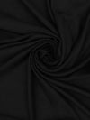 Black Polyester/Nylon Basketweave Suiting 58W