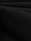 Black Polyester/Nylon Basketweave Suiting 58W