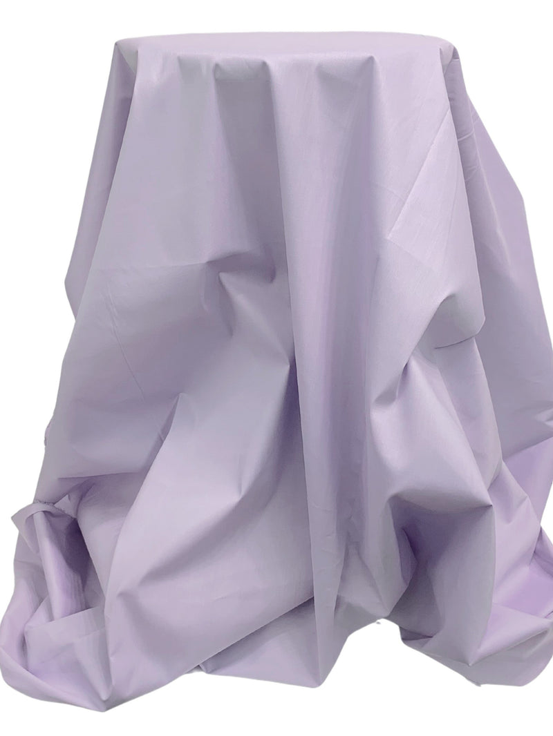 Soft Lavender Cotton/Lycra Stretch Poplin Shirting 50W