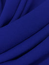 Ultramarine Blue 100% Polyester Crepe Blouse Weight Woven 58W