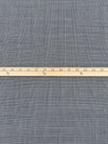 Black/White 100% Wool Glen Plaid Suiting - NY Designer - 58W