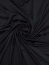 Cauldron Black 100% Polyester Crepe-Back Charmeuse 56W