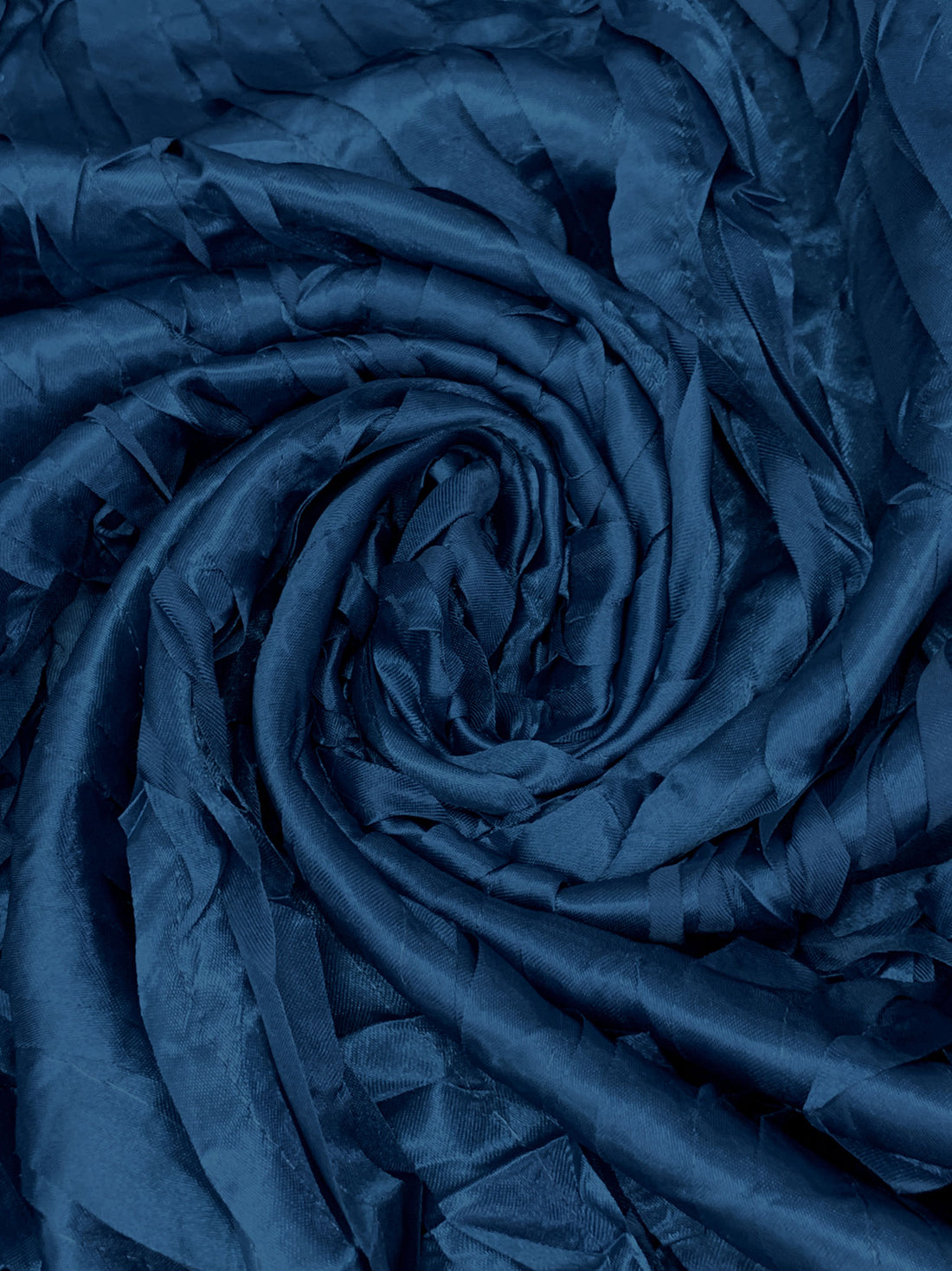 Dark Cerulean 100% Polyester Embellished Satin 55W