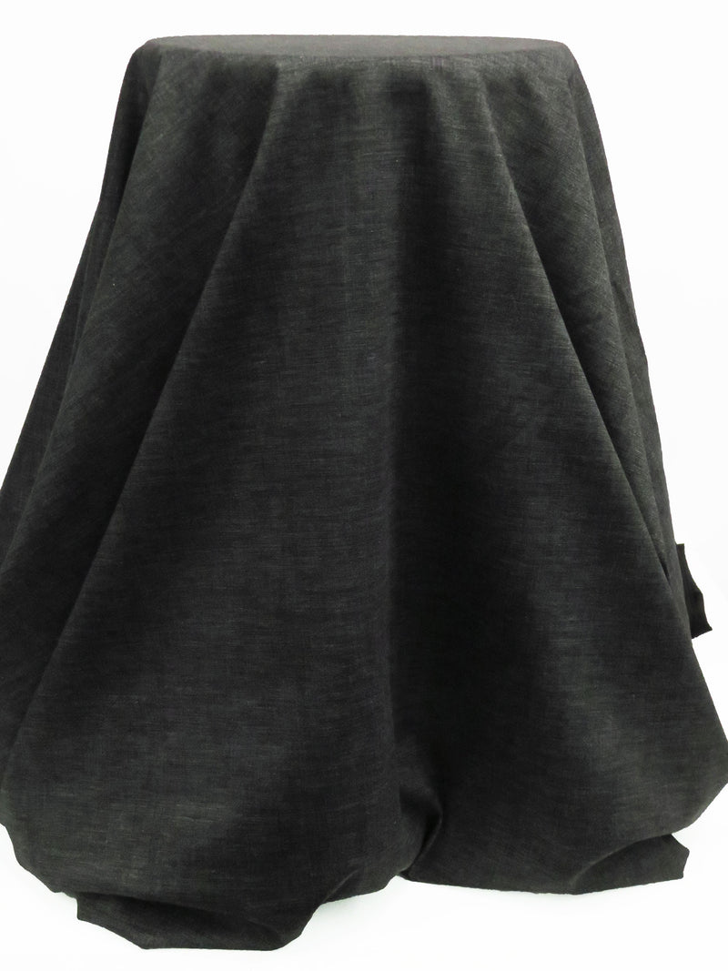 Dark Iron Gray/Muted Black Rayon/Polyester/Spandex Abstract Variegated-Look Print Ponte Knit 58W