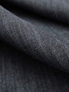 Dark Slate Blue 100% Linen Denim-Look Cross-Dyed Shirt Weight Woven 60W