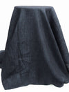 Dark Slate Blue 100% Linen Denim-Look Cross-Dyed Shirt Weight Woven 60W