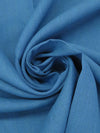 Olympic Blue 100% Linen Cross-Dyed Linen 58W