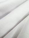 Ghost White Polyester/Lycra Double Brushed Knit 58W