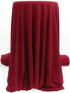 Rosewood Red Polyester/Lycra 8x4 Wide Rib Knit 54W