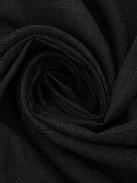 Muted Black/Dark Sage 100% Linen Cross-Dyed Linen Shirting - European Mill - 60W