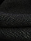 Muted Black/Dark Sage 100% Linen Cross-Dyed Linen Shirting - European Mill - 60W