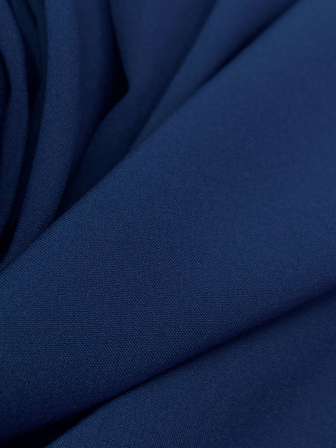 Prussian Blue Polyester/Lycra Shirt Weight Woven 54W