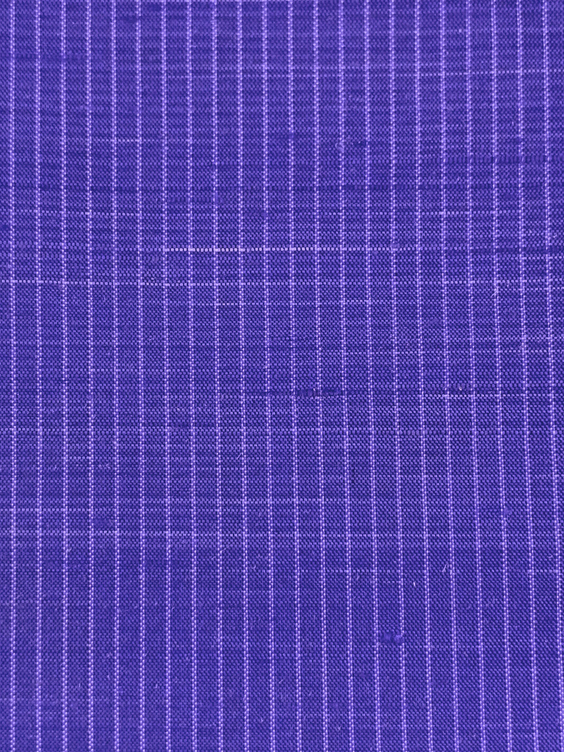 Iris Blue/White 100% Silk Vertical Stripe Shantung - NY Designer - 54W