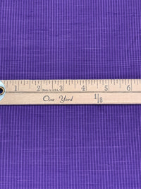 Iris Blue/White 100% Silk Vertical Stripe Shantung - NY Designer - 54W