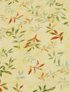 Butter Yellow/Moss/Burnt Orange/Multi 100% Rayon Foliage Print Challis 58W