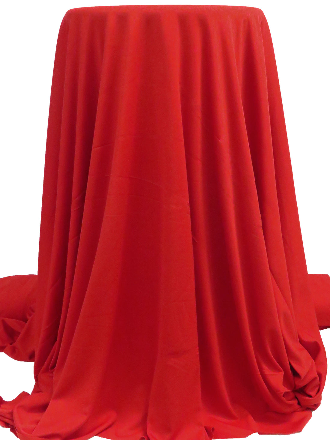 Venetian Red 100% Polyester Matte Performance Interlock Knit - Corbeaux Clothing - 56W