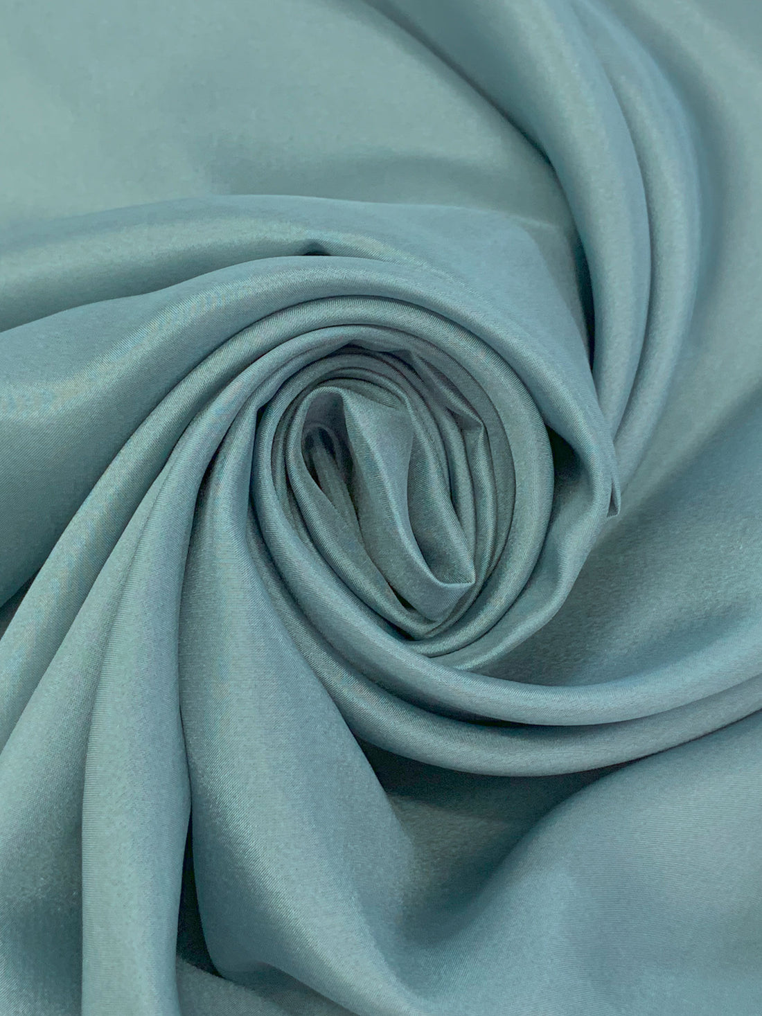 Pewter Blue 100% Silk Habotai - NY Designer - 43W