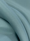 Pewter Blue 100% Silk Habotai - NY Designer - 43W