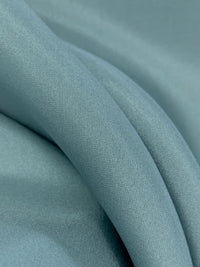 Pewter Blue 100% Silk Habotai - NY Designer - 43W