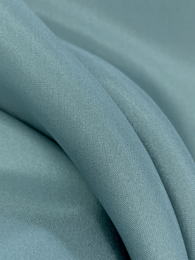 Pewter Blue 100% Silk Habotai - NY Designer - 43W