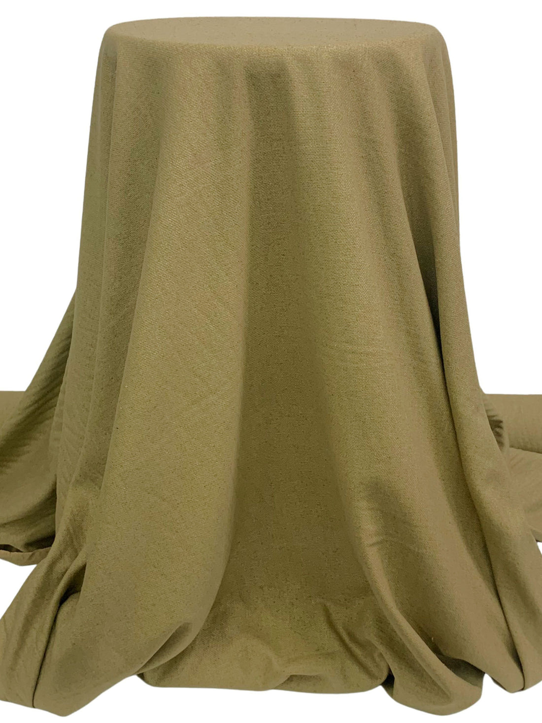 Dark Tan 100% Silk Suiting - NY Designer - 55W