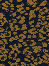 Butter Rum/Black 100% Polyester Animal Jacquard Woven - NY Designer - 56W
